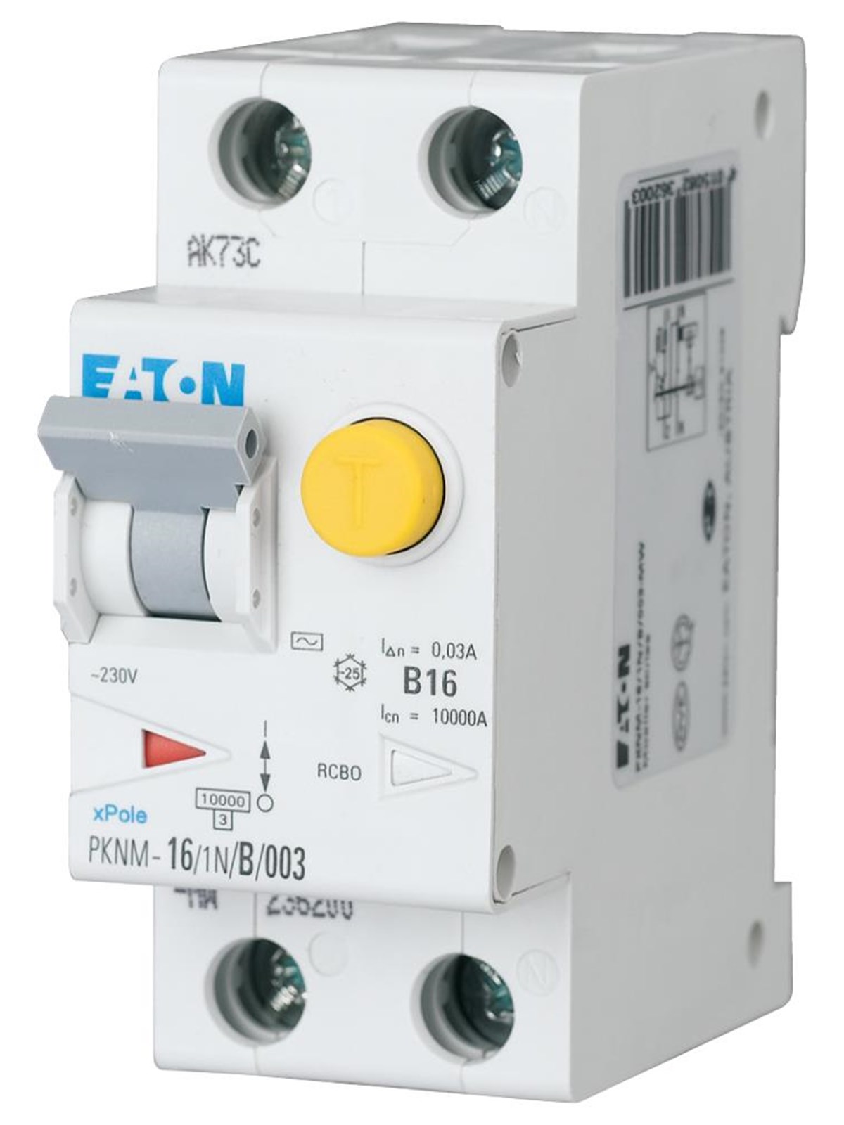 Eaton Pknm-10/1n/c/003-a-mw - combined residual circuit and miniat