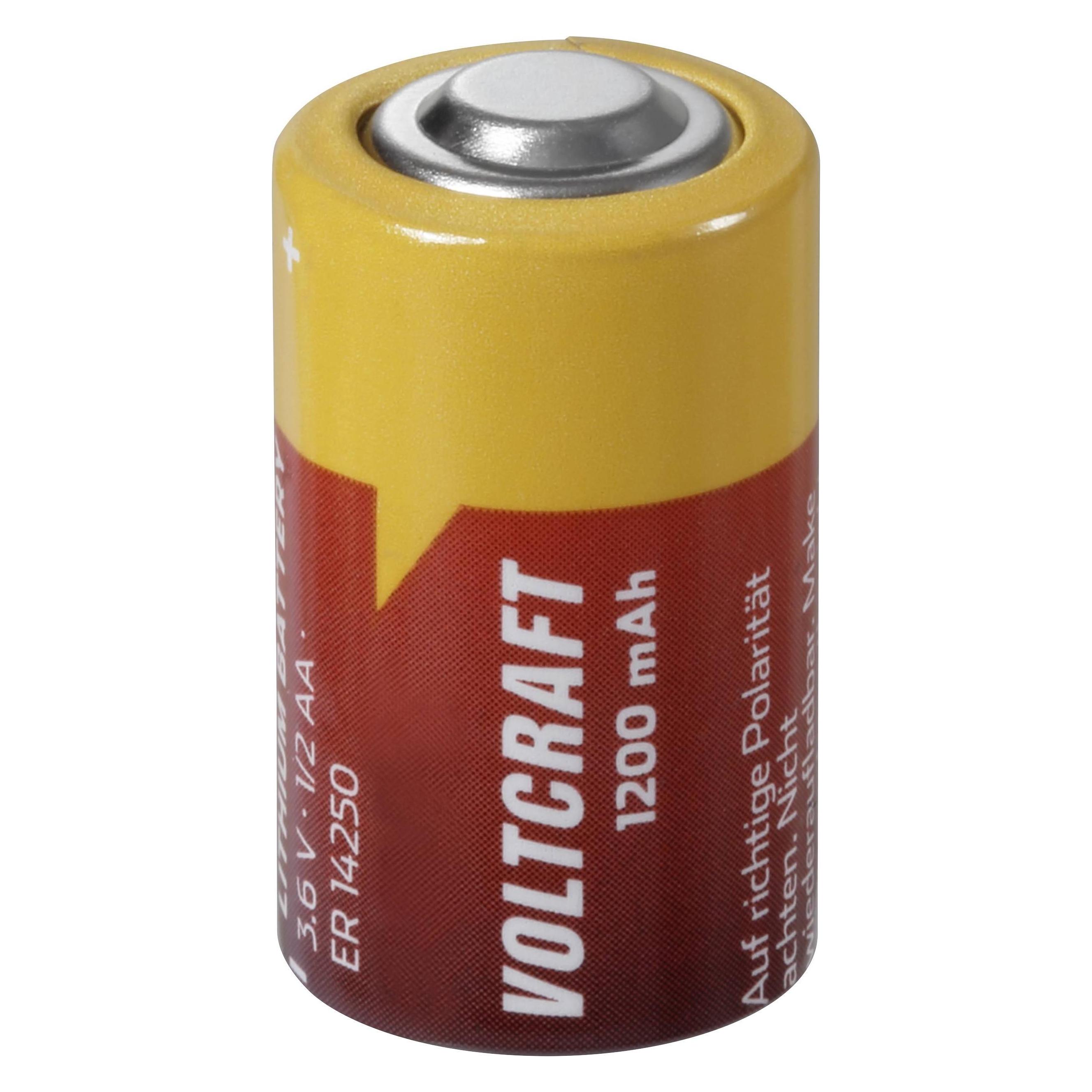 Voltcraft Spezial-Batterie 1/2 AA Lithium 3.6 V 1200 mAh 1 St. (1 Stk., 1/2 AA, 1200 mAh) (VC-12668755)