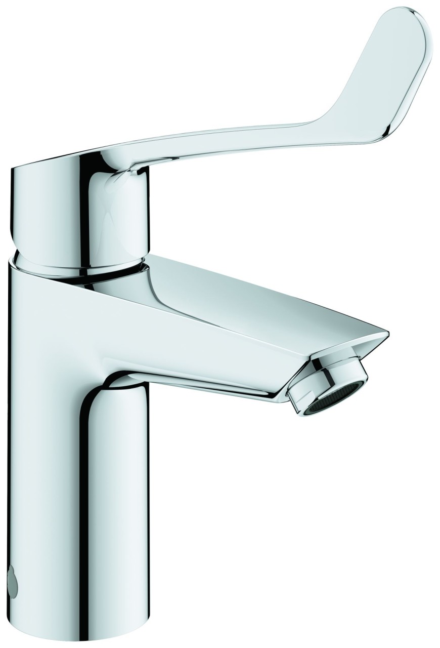 GROHE Waschtischarmatur Eurosmart 23984_3 S-Size Verbrühschutz langer Hebel chrom, 23984003 23984003