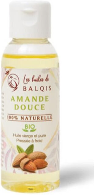 Les Huiles De Balquis 100% Organic Sweet Almond Oil 50ml