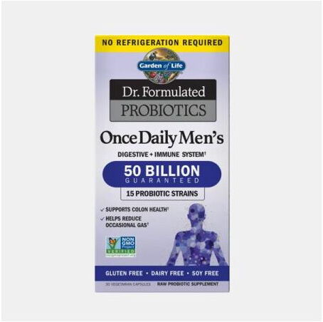 GARDEN OF LIFE ONCE DAILY MENS 50 BILION 30 CAPS