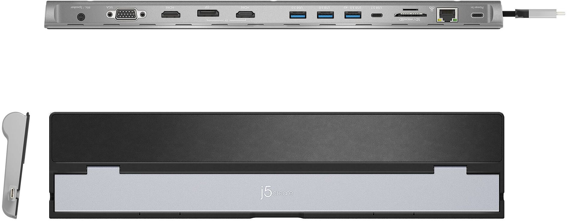 J5 USB-C TRIPLE DISPLAY DOCKING STATION