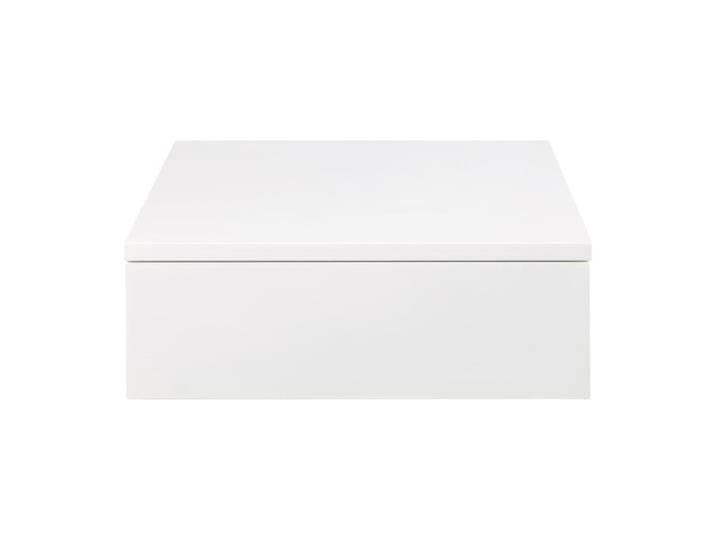 Table de chevet suspendu 1 tiroir blanc