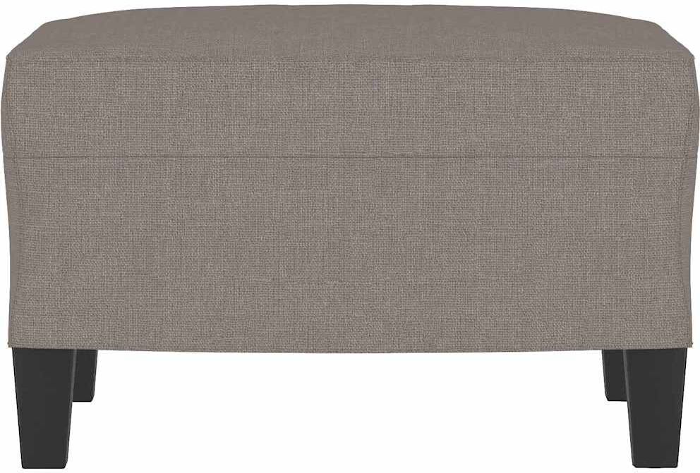 vidaXL Repose-pied Taupe 60x50x41 cm Tissu