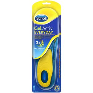 Scholl Einlegesohlen GelActiv Everyday Men, 1 Paar, geruchshemmend, zuschneidbar, Gr. 40-46,5