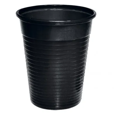 Ratiomed Mundspülbecher, Laborbecher, 180 ml, (100 Stück) schwarz MEG 122220