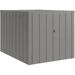 Hörmann Juno Fahrradgarage Modern, Graualuminium