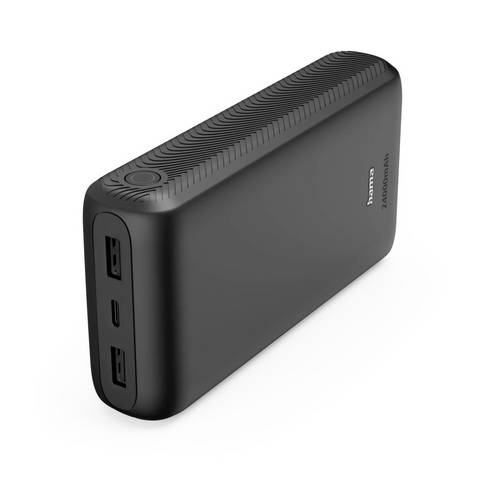 Hama Powerbank 24000 mAh Fast Charge LiPo Anthrazit