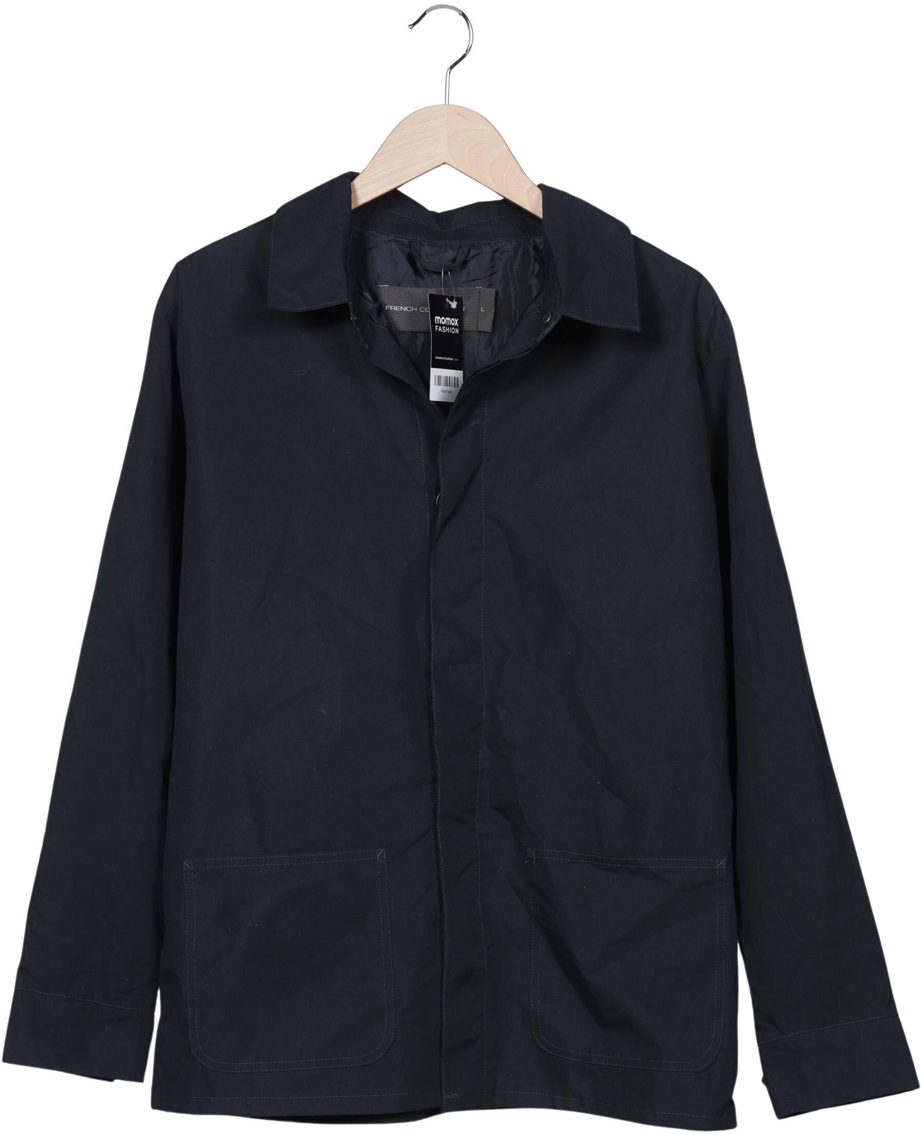 French Connection Herren Jacke, Marineblau, Gr. L, Synthetik - Second Hand