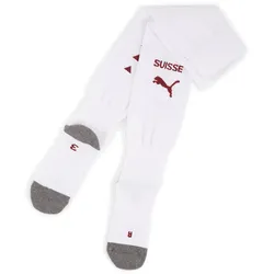 PUMA Team SFV Schweiz Stacked Logo Stutzenstrümpfe 05 - PUMA white/team regal red 43-46