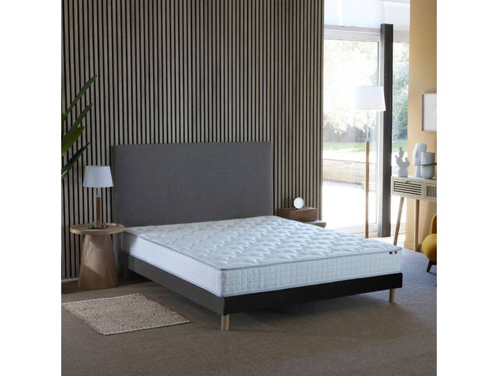 Ensemble Literie Astre : Matelas Ressorts Sommier Et Accessoires 140 X 190