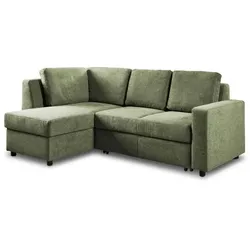 Ecksofa Multiflex Plus Stoff Grün Dunkelgrün