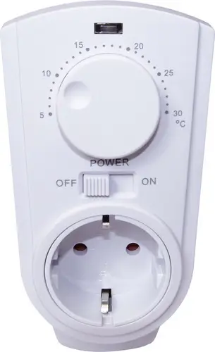 InterBär 8141-008.01 Raumthermostat Zwischenstecker 1St.