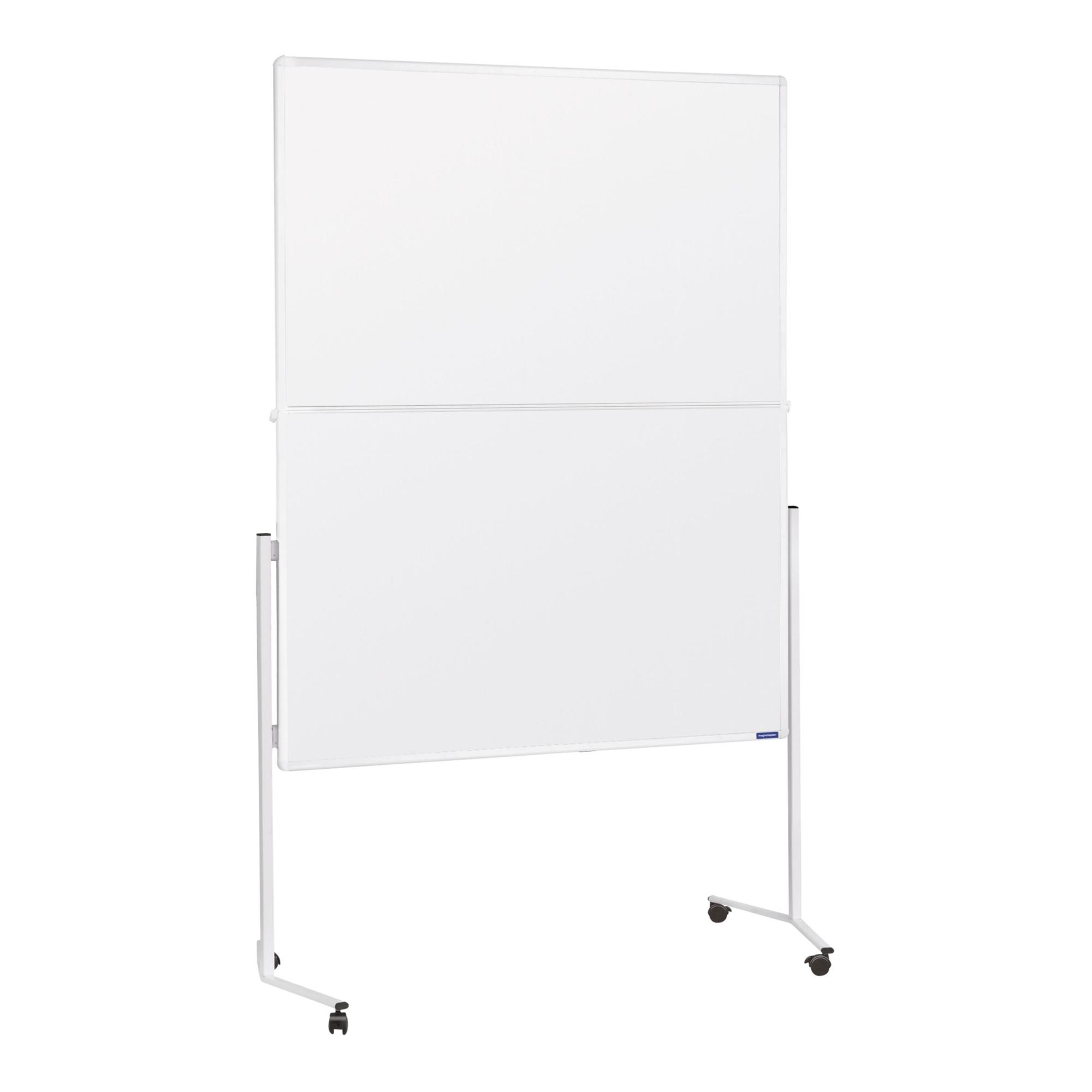Magnetoplan Moderationstafel mit weißem Rahmen, klappbar, Karton weiß, 1200 x 1500 mm (2111300)
