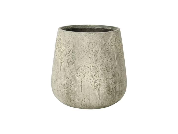 Hochwertiger In-/Outdoor Blumentopf „Oyster Pax“ Imperial White Pottery Pots