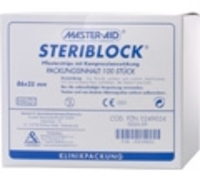 Trusetal Verbandstoffwerk GmbH STERIBLOCK DIA 25x86 mm Kompressionspfl.ster.weiß 100 St 00249024