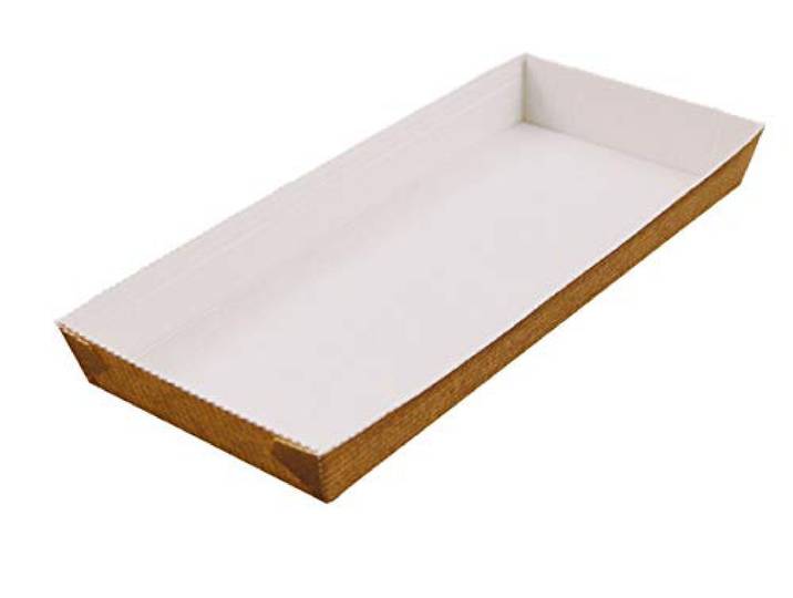 Pro DP 300 Einwegbackformen Papierbackformen Einmal Backform Papier mit Backtrenn Funktion 236x98x25mm - Inkl. Verpackungslizenz in D