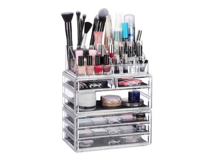 Relaxdays 2x Cosmetica organizer met 6 lades