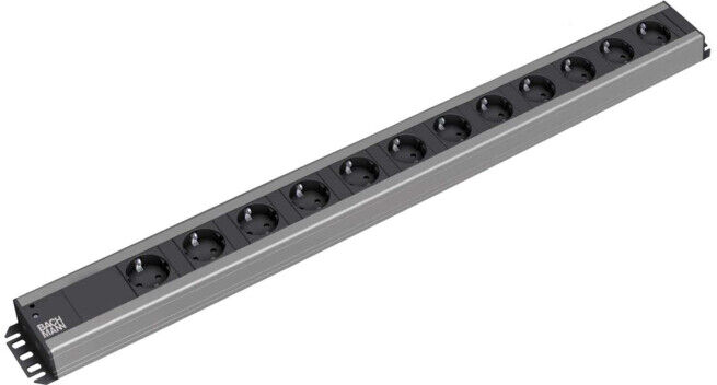 Bachmann Barre d'artisan 12 prises sans interrupteur, 2m Zul 300.002 (300.002)