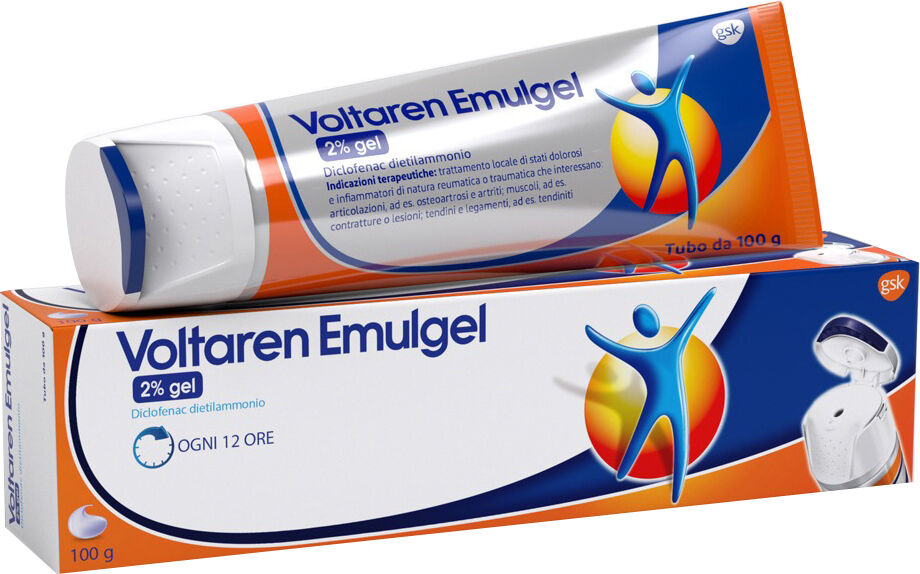 FARMA 1000 Srl Voltaren Emulgel 2% Gel, 100 g