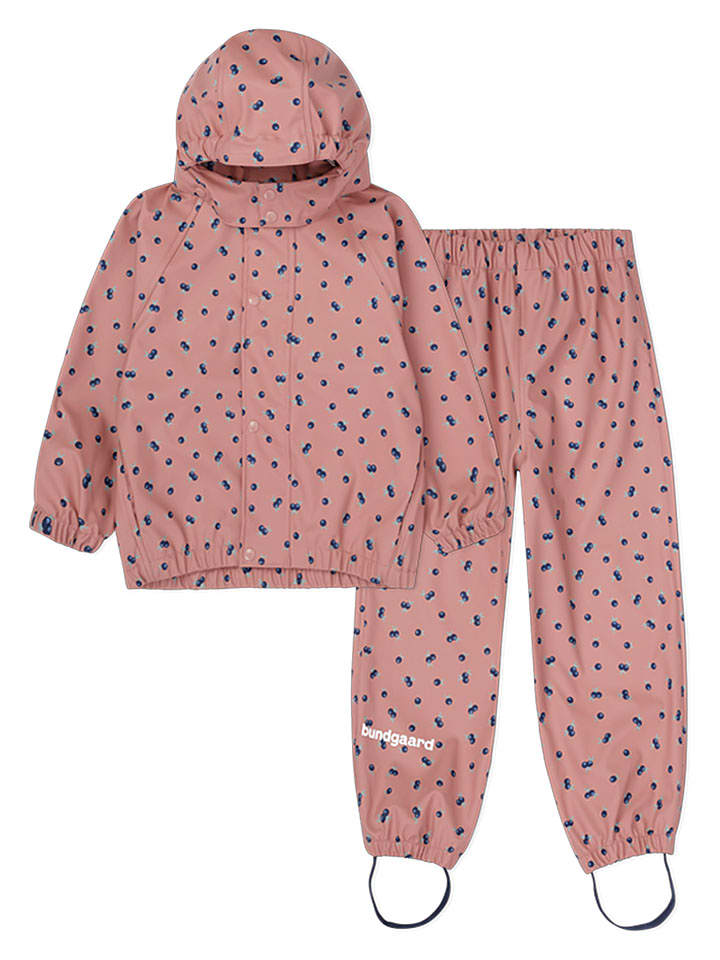 Bundgaard 2tlg. Regenoutfit "Cayce" in Rosa - 98