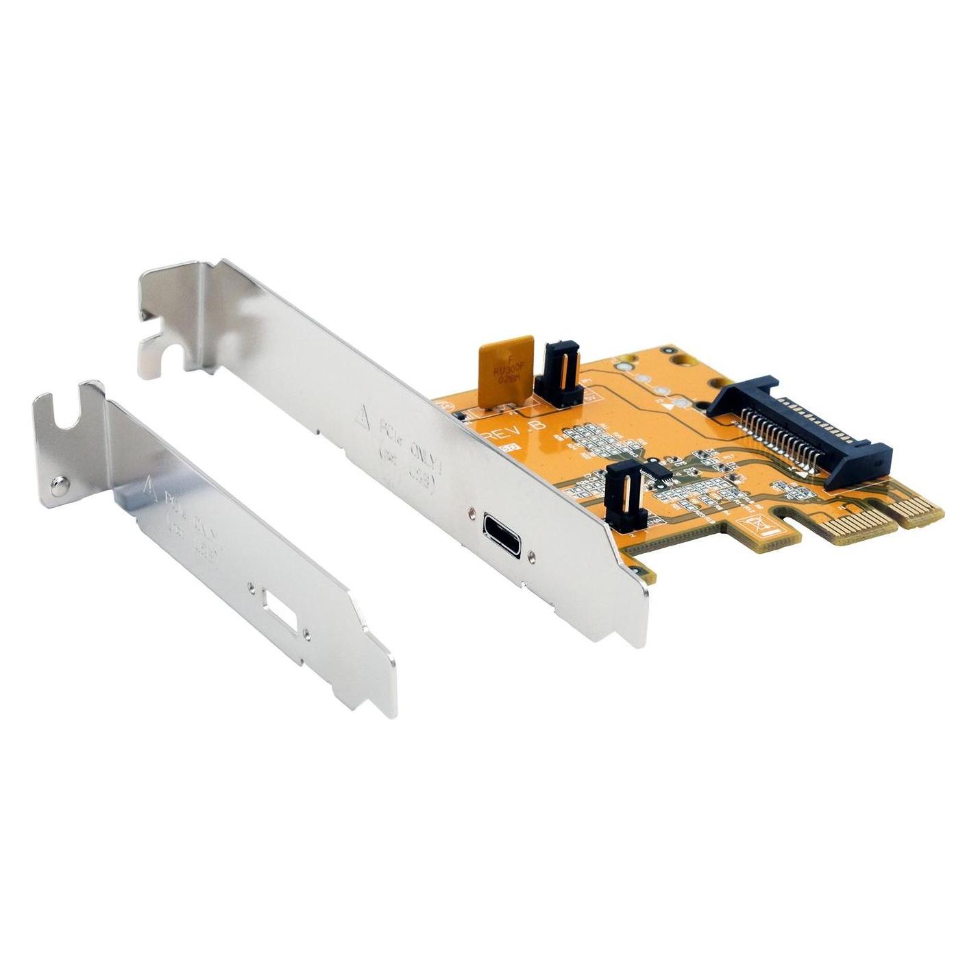 Exsys PCI-Express Adapter Karte für EX-1012 Expansion Box, inkl. USB C-C Kabel (EX-1098)