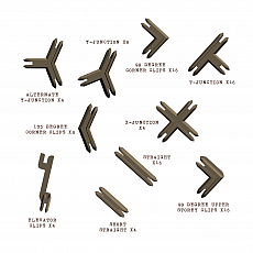 Battle Systems Plastic Terrain Clips - Braun 306036