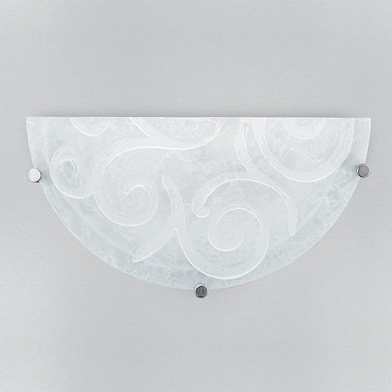 Rodi Applique Lampada A Parete In Vetro Stile Classico