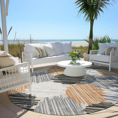 Addison Rugs Machine Washable Indoor/Outdoor Modern Graphics Chantille Rug