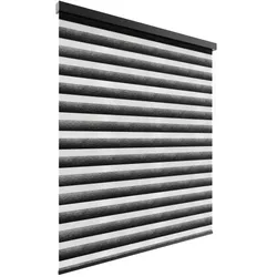 PREMIUM DOPPELROLLO BH3106 SCHWARZ VERLAUFEND mit Alu Kassette