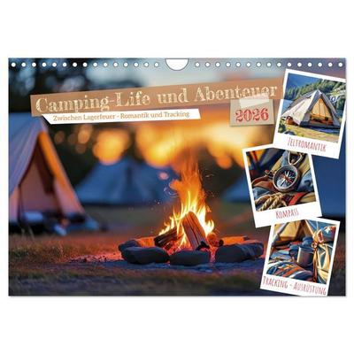 Camping-Life und Abenteuer (Wandkalender 2026 DIN A4 quer), CALVENDO Monatskalender