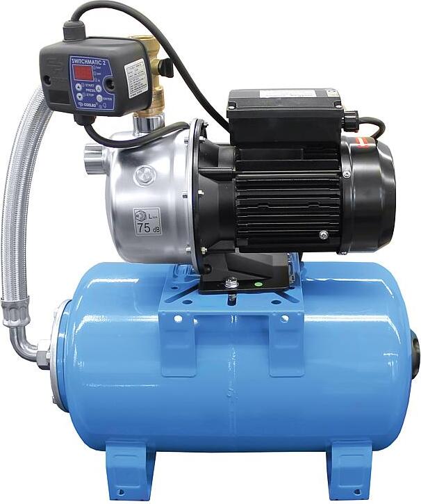 Hauswasserwerk 20 L Membrandruckbehälter Gartenpumpe Wasserwerk Wasserpumpe