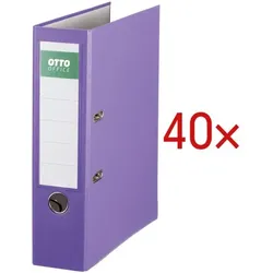 OTTO Office 40x Ordner »Exclusive I« violett, 8x32x28.5 cm