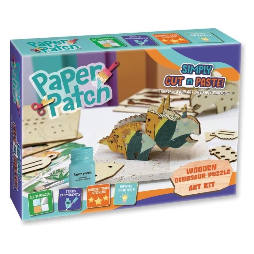 Stigo Bike Paper Patch Decoupage-Set - Dino-Holzpuzzle (58219371)