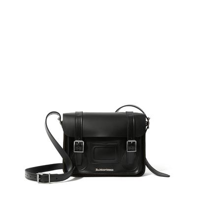 Satchel DR. MARTENS "Satchel Bag", Herren, Gr. B/H/T: 28cm x 20,5cm x 7,5cm, schwarz, Leder, Taschen, Umhängetasche, Schultertasche, Messenger Bag