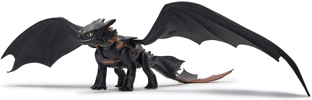Spin Master Figura Dragón Toothless Electrónico de Lujo Cómo entrenar a tu dragón .