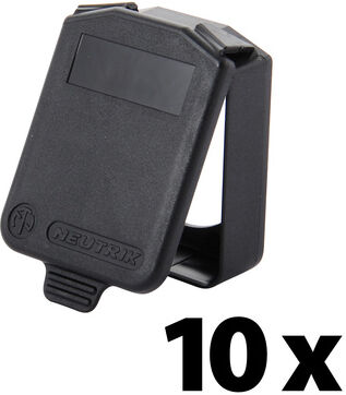 Neutrik SCDX - Black 10x Schwarz