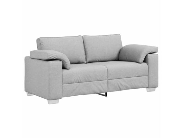 KKgypkn Stoffsofa Wolkengrau 180 cm Zweisitzer Breite Armlehnen, atmungsaktives Design, Schaum-Faser-Füllung, pflegeleicht mit trockenem Tuch