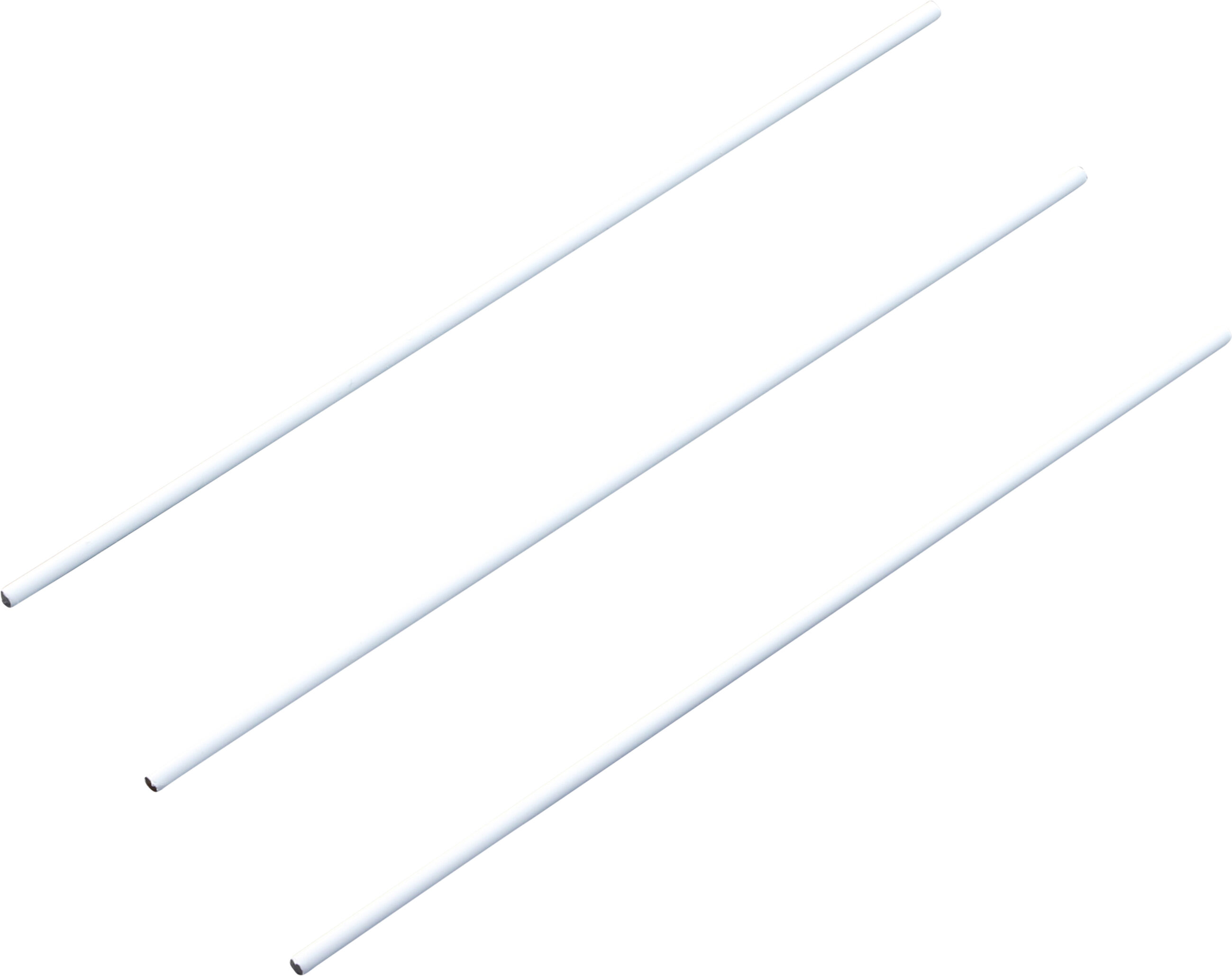 SPRINTIS 1000 Unidades - Varillas para colgador para calendarios blanco   158 mm, plástico, acero