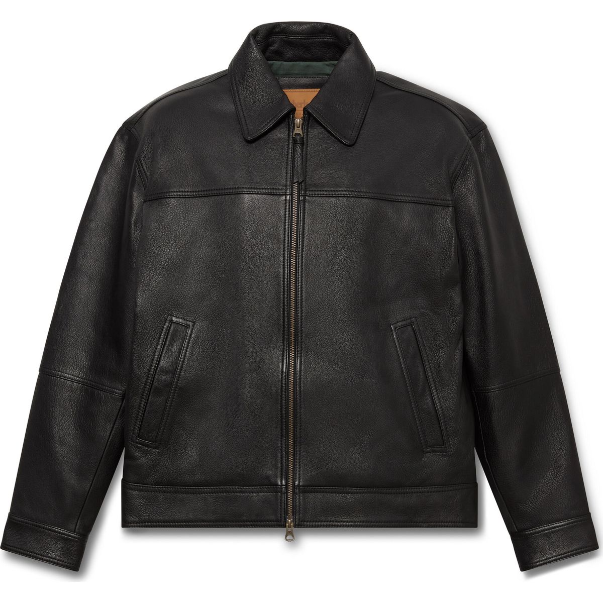 Timberland Mens Leather Bomber black M TBC0YH7P0011-M