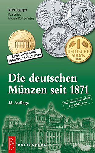 Kurt Jaeger - Die deutschen Münzen seit 1871: Bewertungen mit aktuellen Marktpreisen - Preis vom 09.10.2026 07:28:09 h