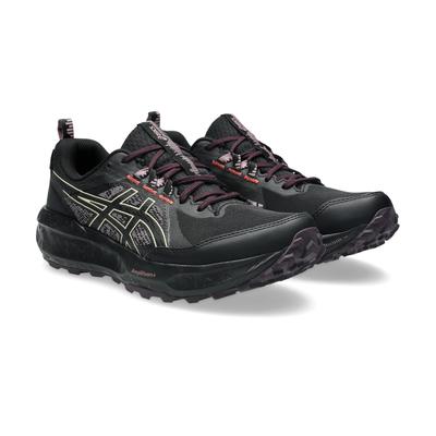 Trailrunningschuh ASICS "GEL-SONOMA 8 GORE-TEX", Damen, Gr. 39,5, schwarz (schwarz, schwarz aubergine), Synthetik, Schuhe, wasserdicht