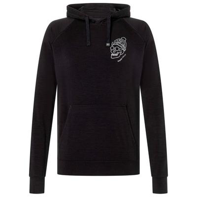 super.natural - Frosty Hoodie - Merinohoodie Gr S schwarz