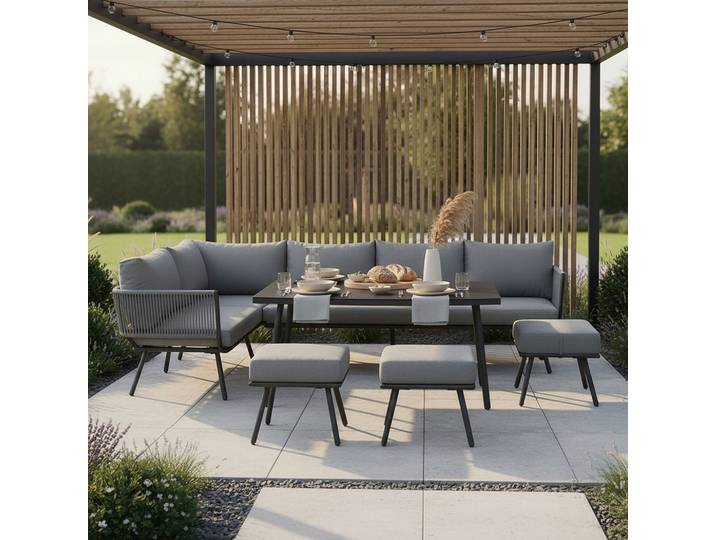Dining-loungeset 6-teilig