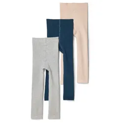 Tchibo - 3 Kinder-Thermoleggings - Kinder - Gr. 98/104 - dunkelblau