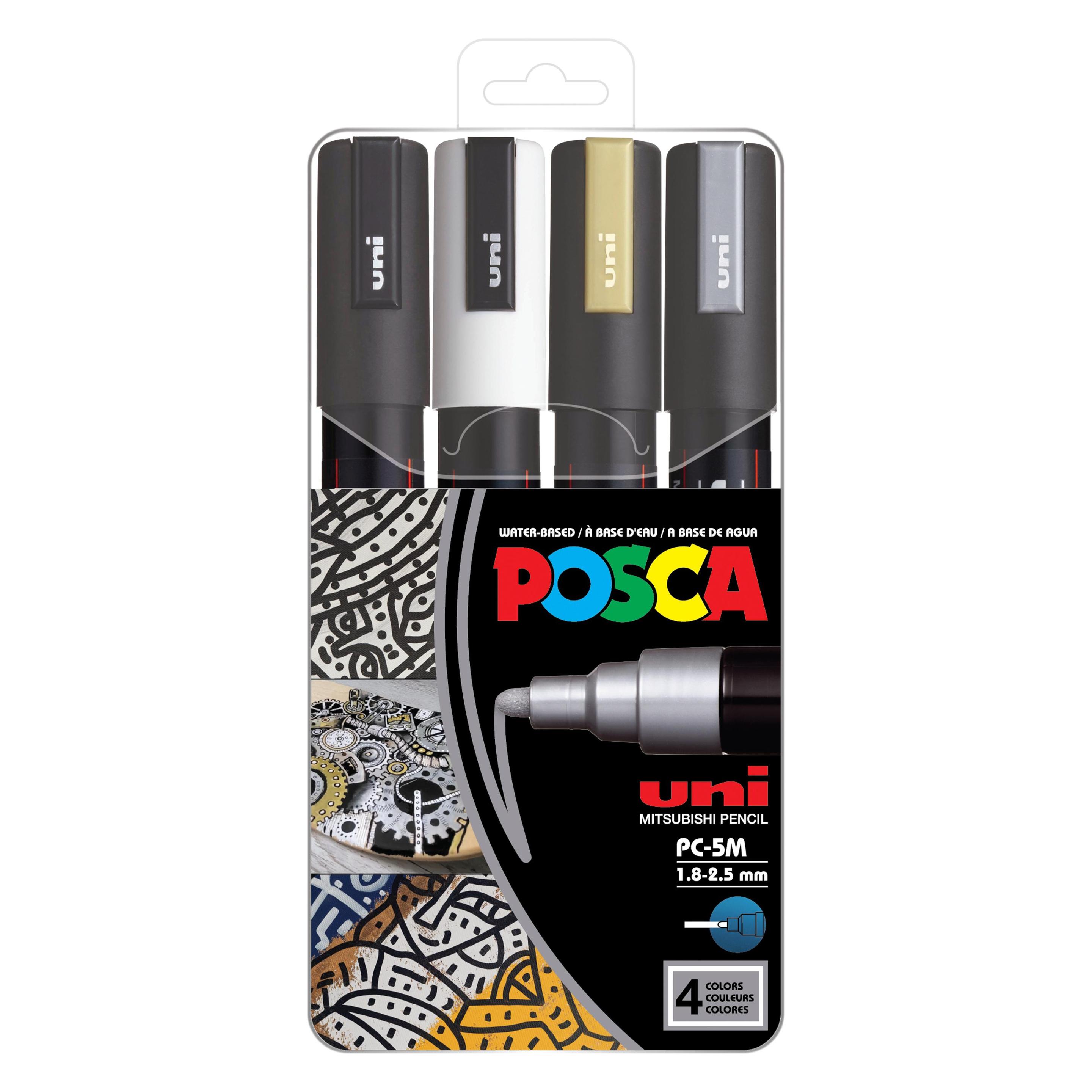 Posca Marker PC-5M Rundspitze (4x) (10.1.0612)