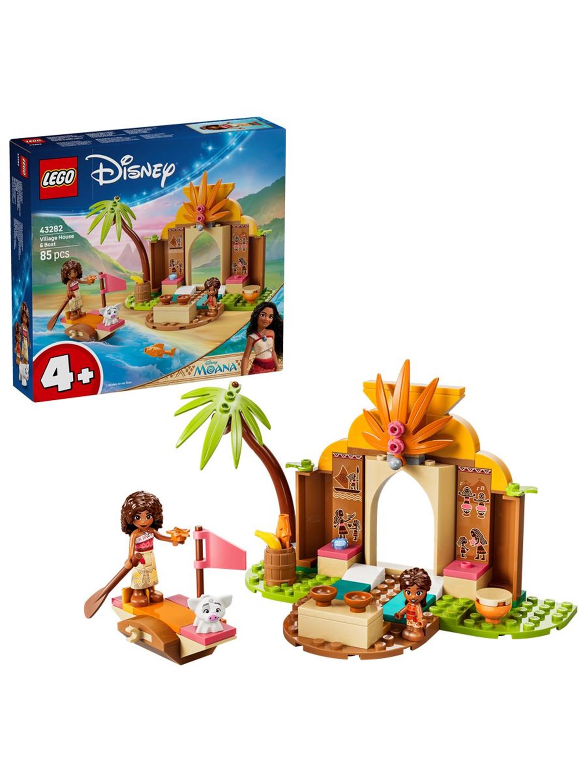 LEGO Disney 43282 Vaianas Hütte und Boot