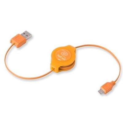 ReTrak EUCABLEMICOR USB-Kabel 1 m USB 2.0 USB A Micro-USB A Orange (1 m, USB 2.0) (EUCABLEMICOR)