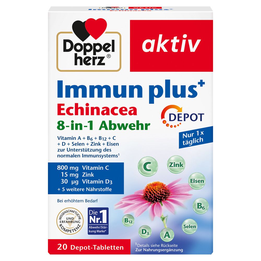 Doppelherz Immun plus Echinacea Depot Tabletten 20 St