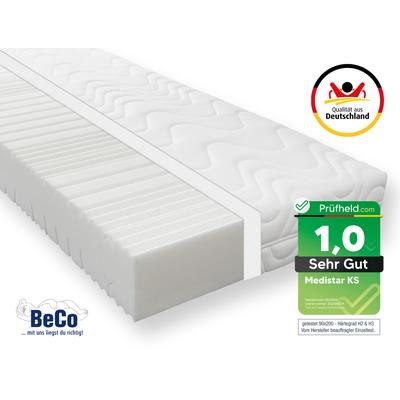 Komfortschaummatratze BECO "Medistar KS, Matratze Kaltschaum-Feeling 90x200 cm, 140x200 cm", transparent, B:120cm H:21cm L:200cm, Obermaterial: 100% Polyester, Matratzen, Komfortschaummatratze, Geprüft mit 1,0* "SEHR GUT" & bewertet mit**Deutschland...